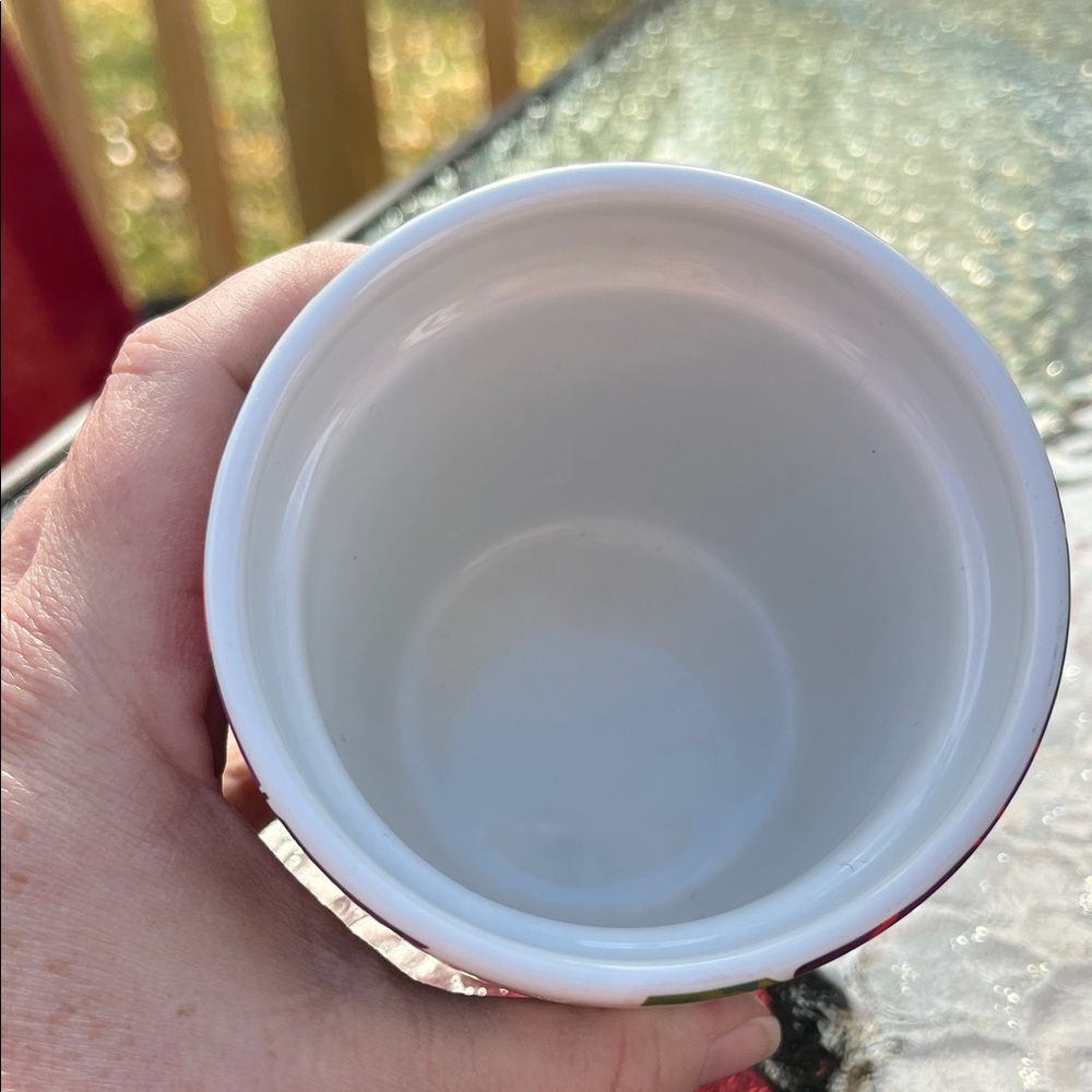 Starbucks White Mug with Green and Purple Floral Design - Picture 6 of 8